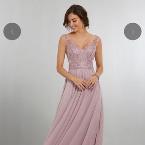 Morilee chiffon and beaded dress.